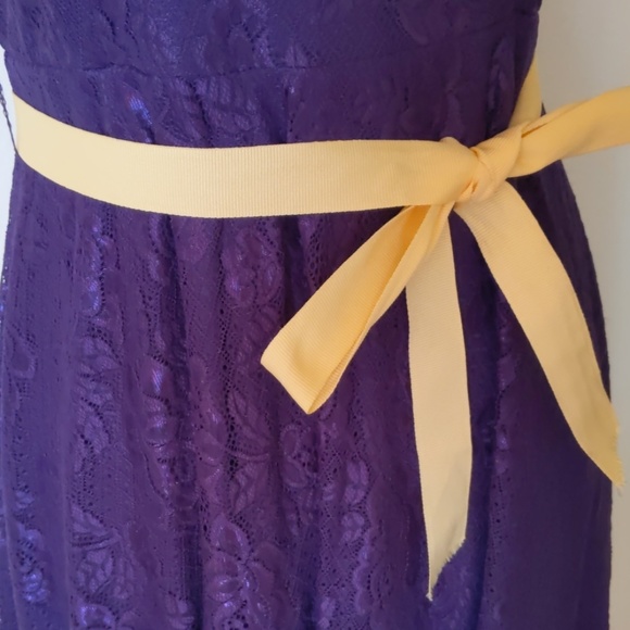 Floral Lace Sleeveless Party Dress (bx#9) - Picture 4 of 8